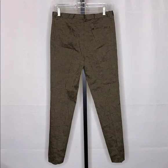 NWT Theory Tailored Trouser textured linen size-8 - Picture 4 of 4